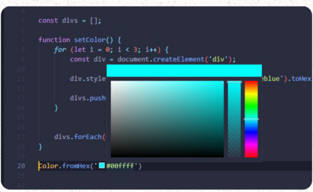 Color Picker para VSCode