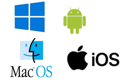 Windows Android MacOs iOs